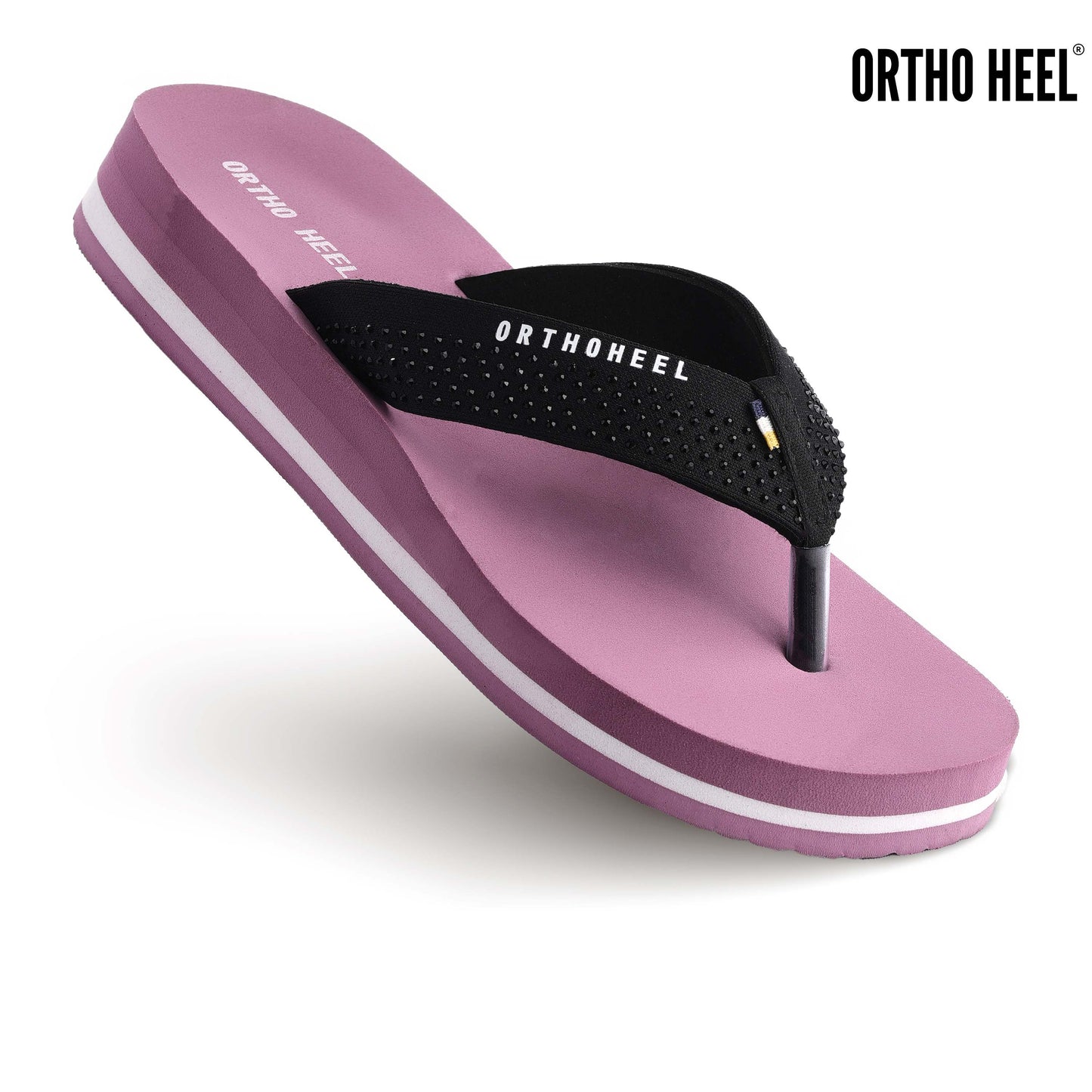 Diamond Embellished Thong Slippers