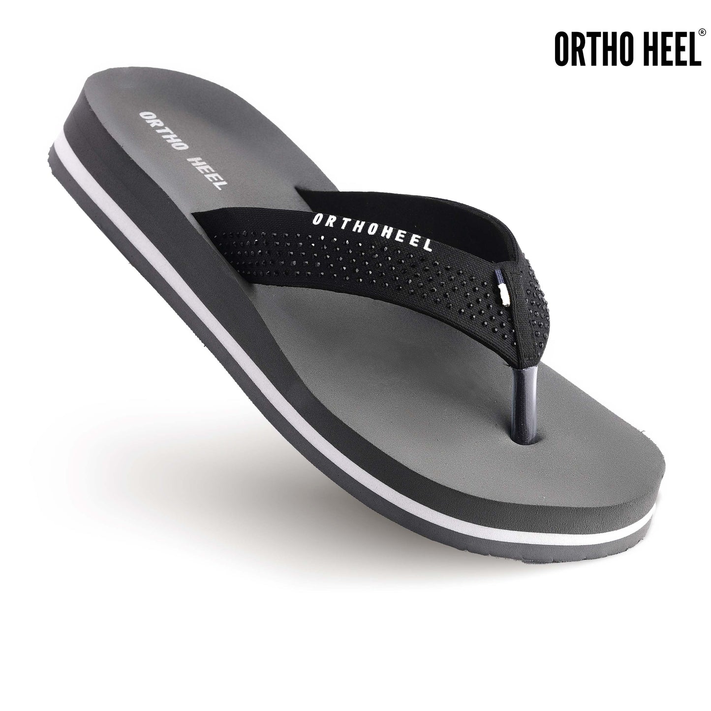 Diamond Embellished Thong Slippers